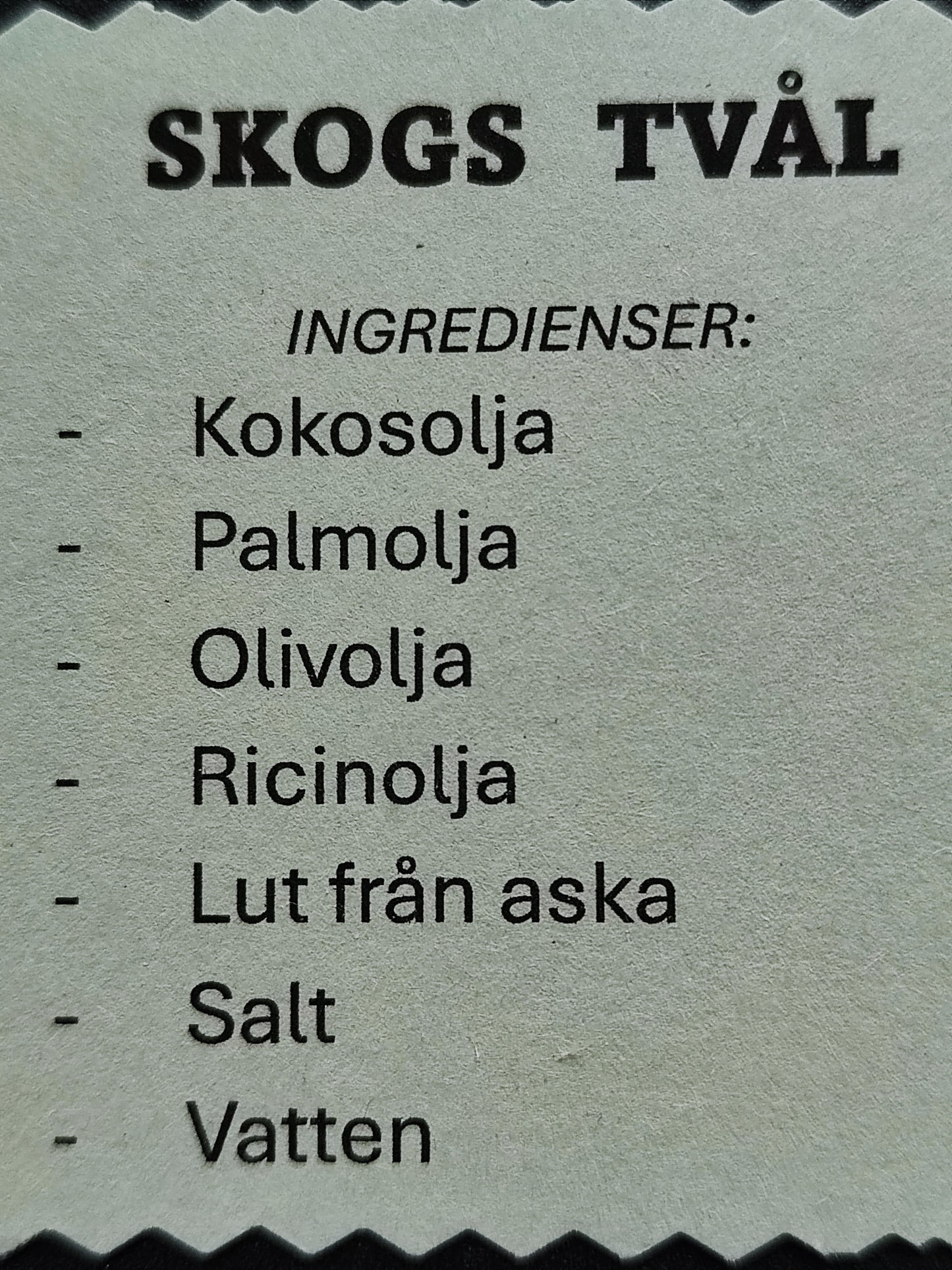 Tvål hemmagjord från naturen 100gr