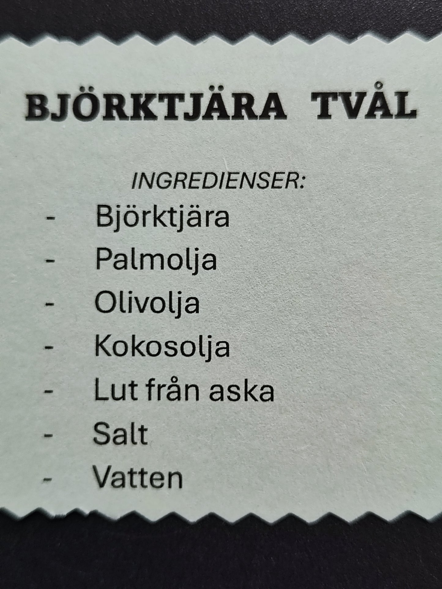 Tvål hemmagjord från naturen 100gr