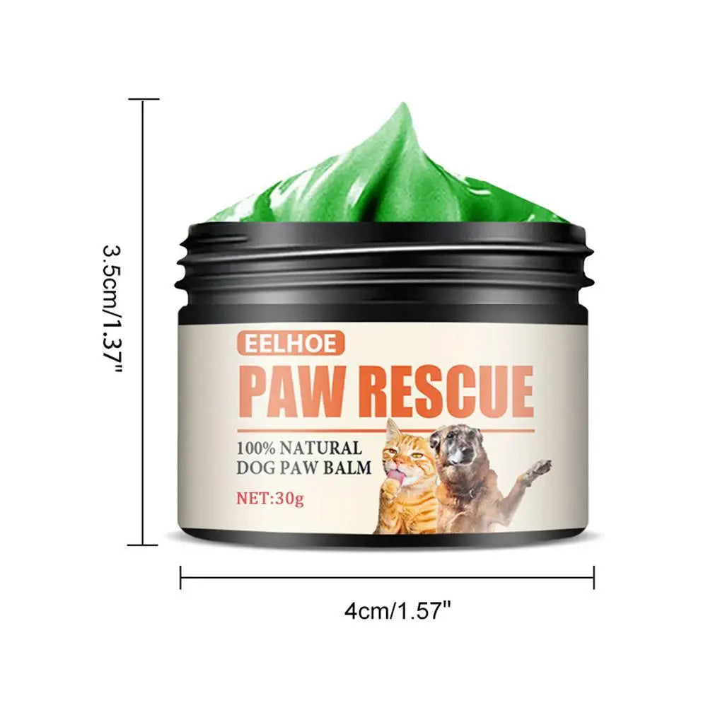 Dog Paw Balm 30g, Kräm för torra spruckna tassar, innehåller solrosolja och vax.